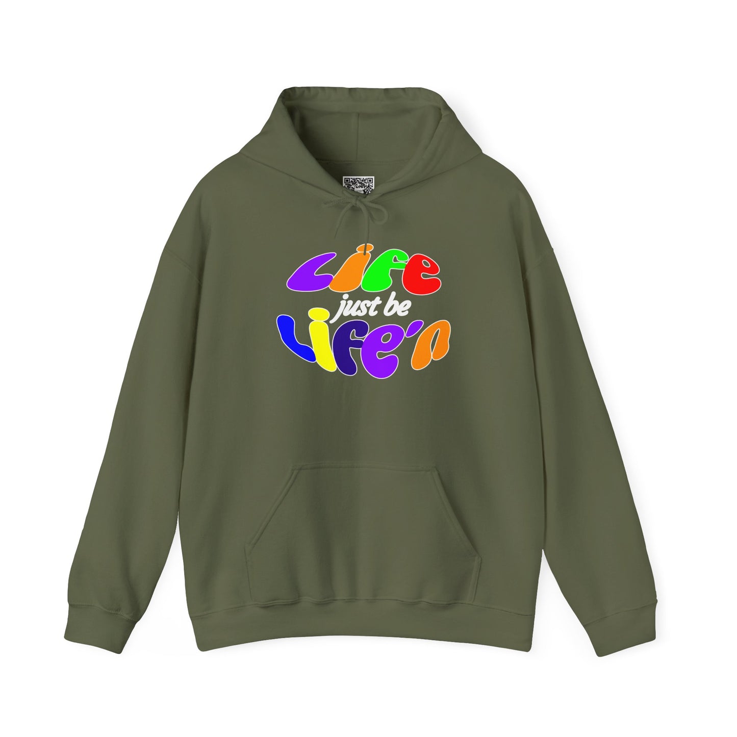 Life Just Be Life'n Hooded Sweatshirt - Unisex Heavy Blend™