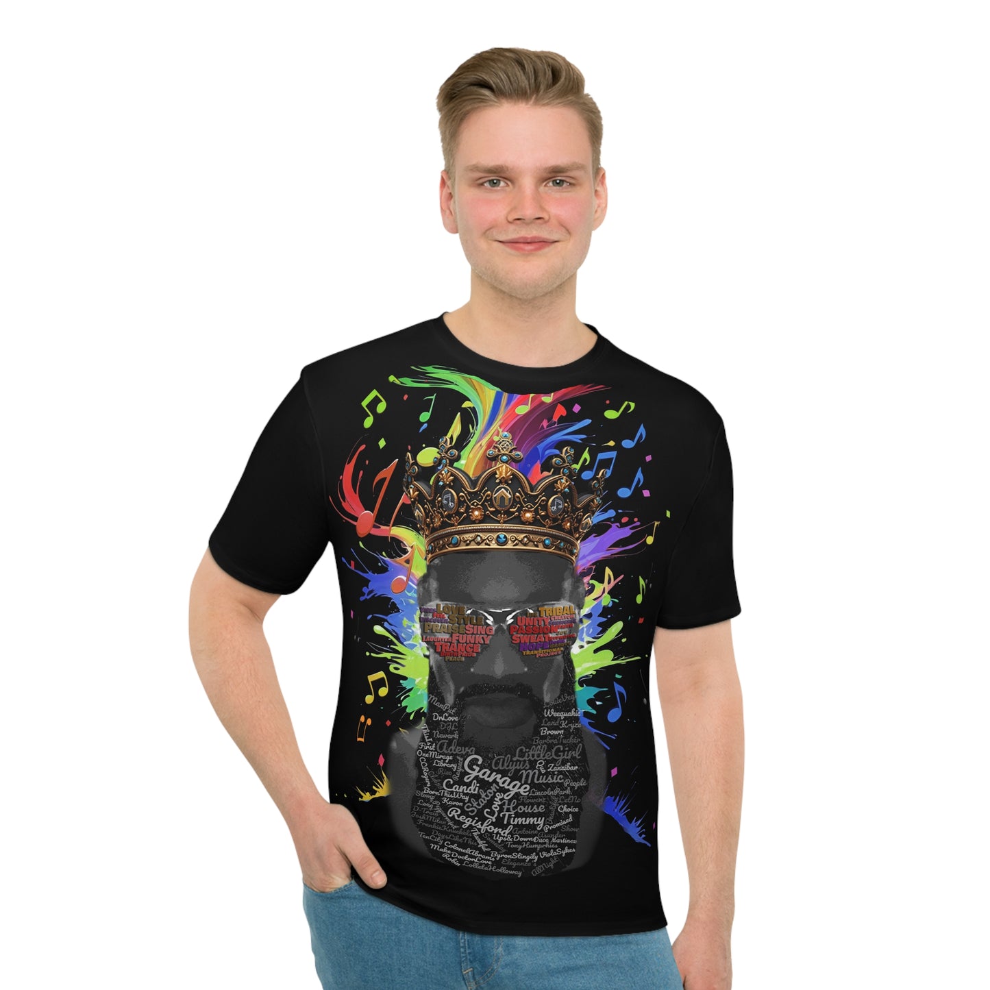 Men's T-shirt House Music Royalty for Strong Black Kings