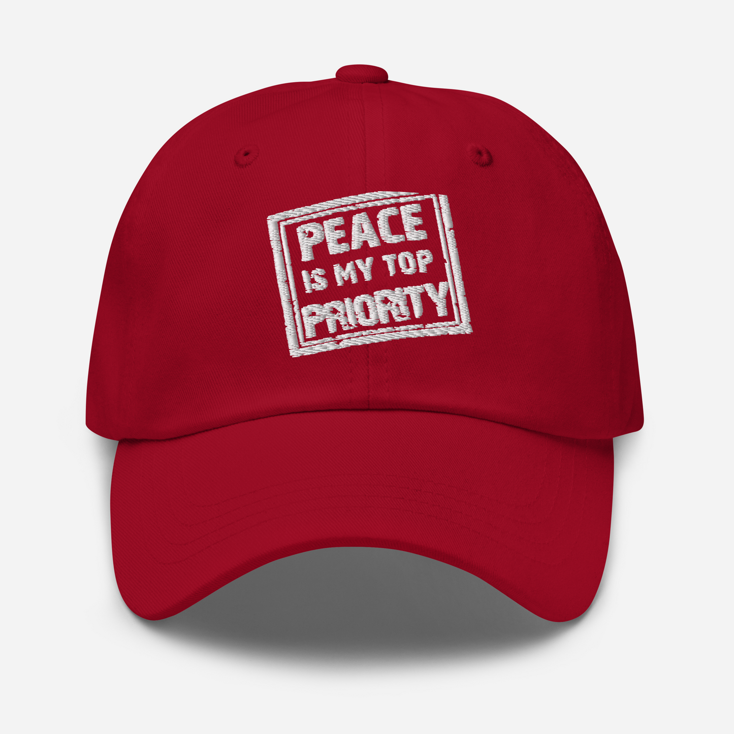 Peace Is Priority cap