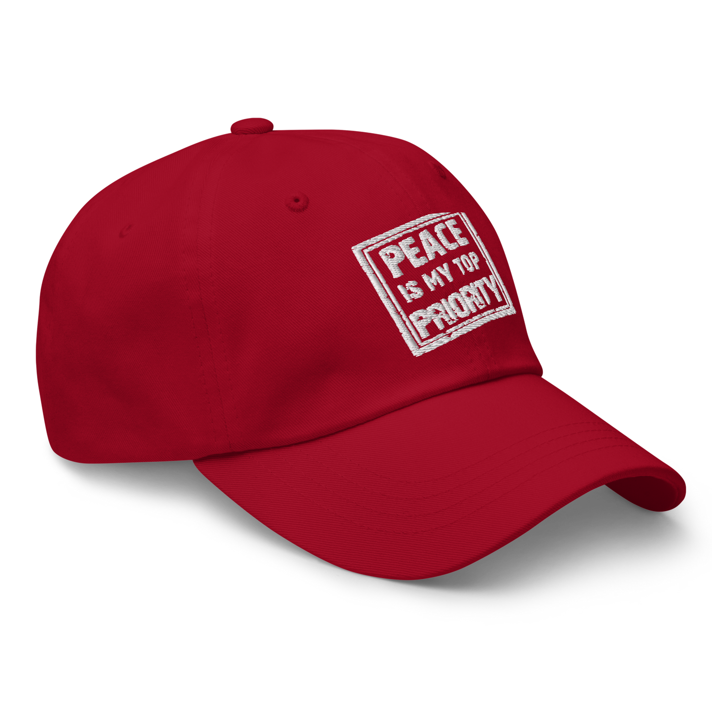 Peace Is Priority cap