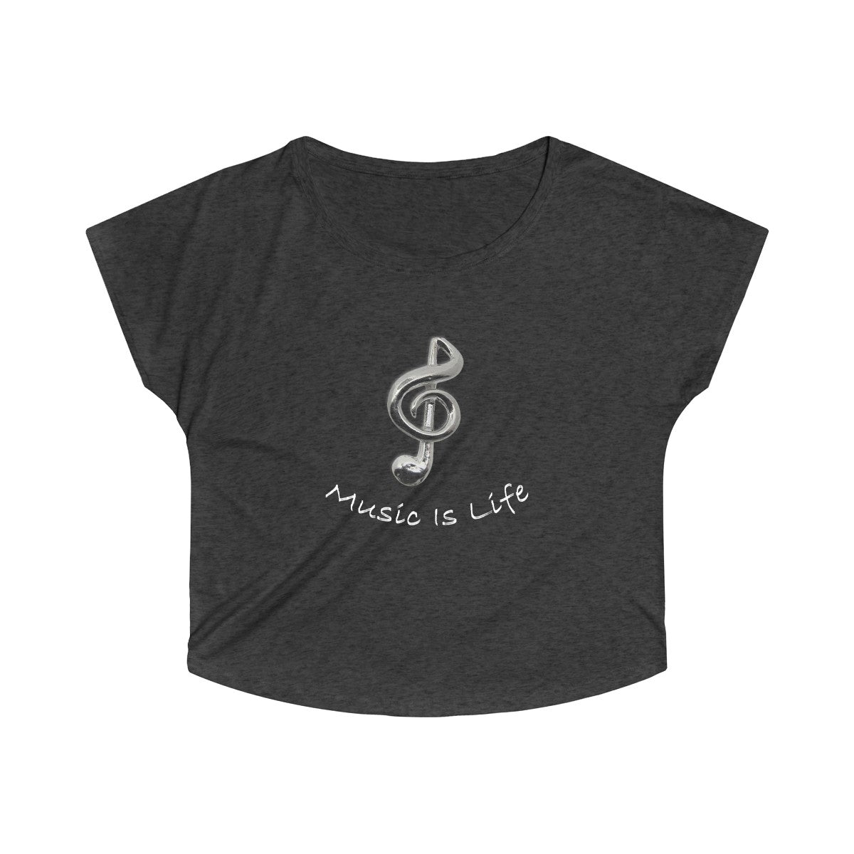 Women's Tri-Blend Music Is Life Dolman