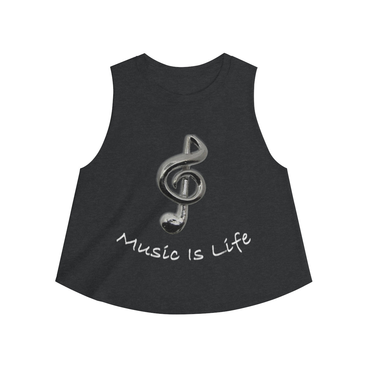 Women's Music Is Life crop top
