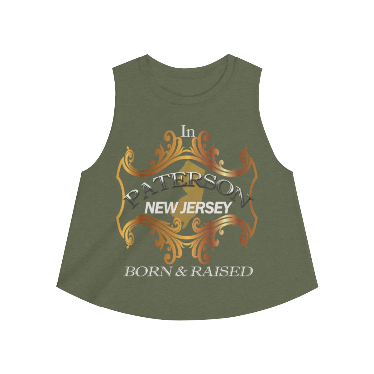 Women's Born And Raised Crop top 2