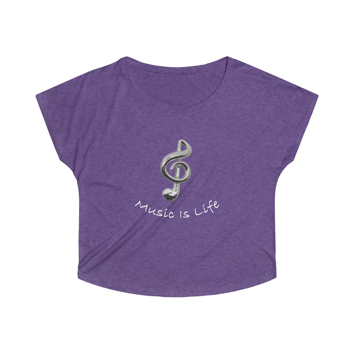 Women's Tri-Blend Music Is Life Dolman