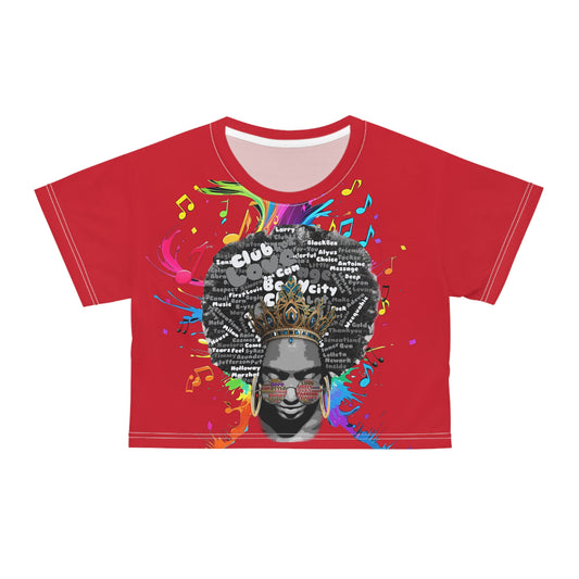 House Music Queens Crop Tee