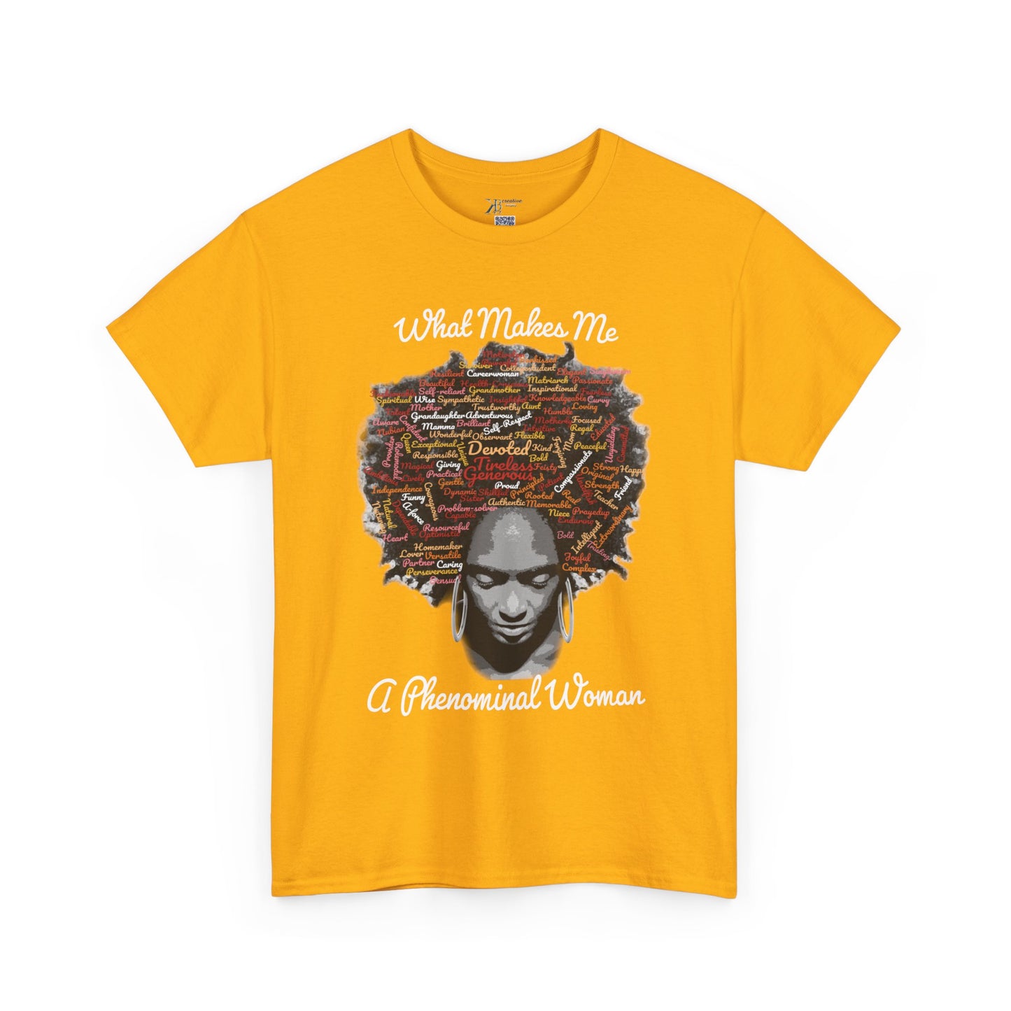 Afrocentric Mindscape T-Shirt — Afro Hair Collage Graphic Tee