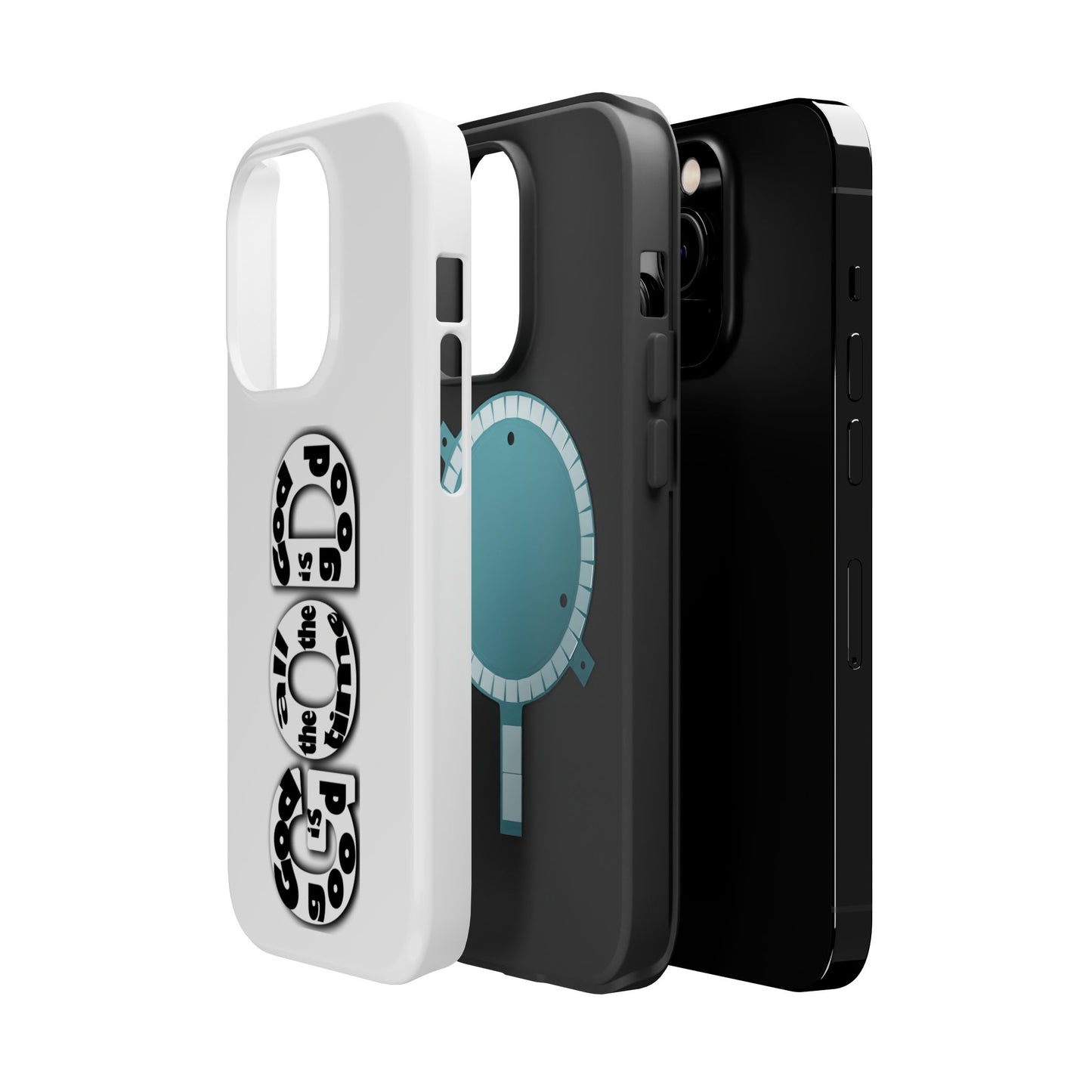 Impact-Resistant Magnetic Phone Case — "Good is the New Cool" Retro Text Design