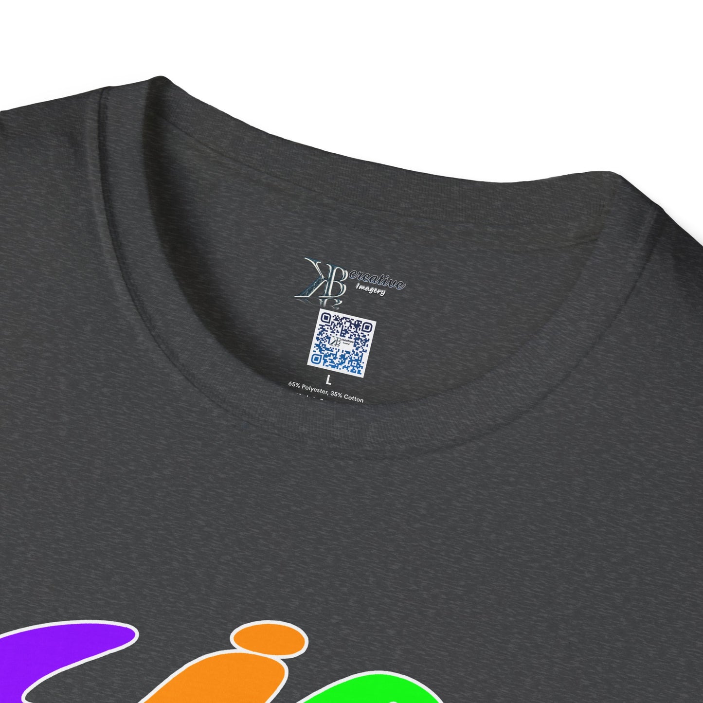 Life Just Be Life'n Tee (dark/VIBGYOR )