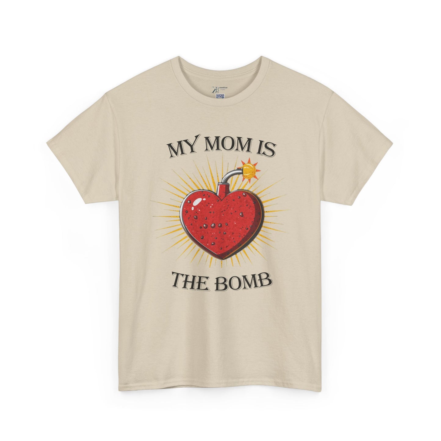 My Mom Is The Bomb T-Shirt — Cute Heart Bomb Mother's Day Tee