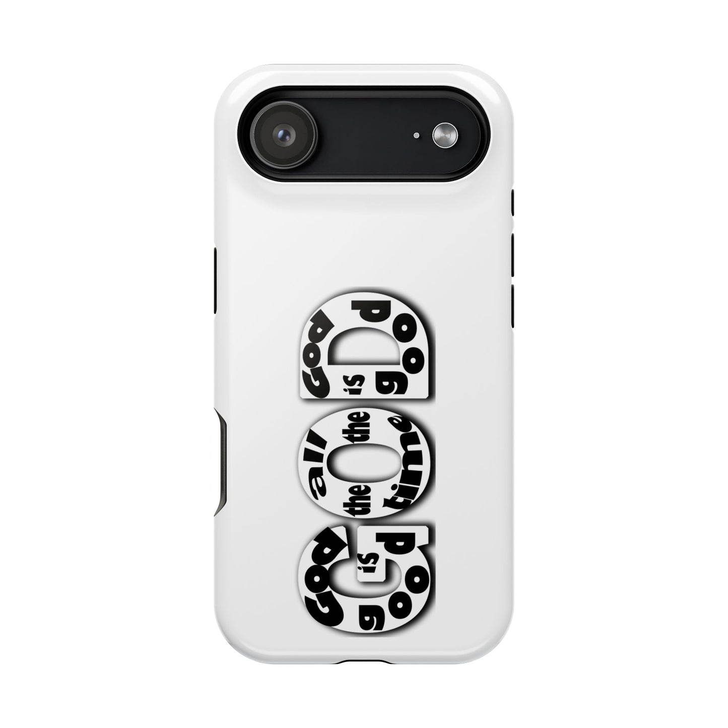 Impact-Resistant Magnetic Phone Case — "Good is the New Cool" Retro Text Design