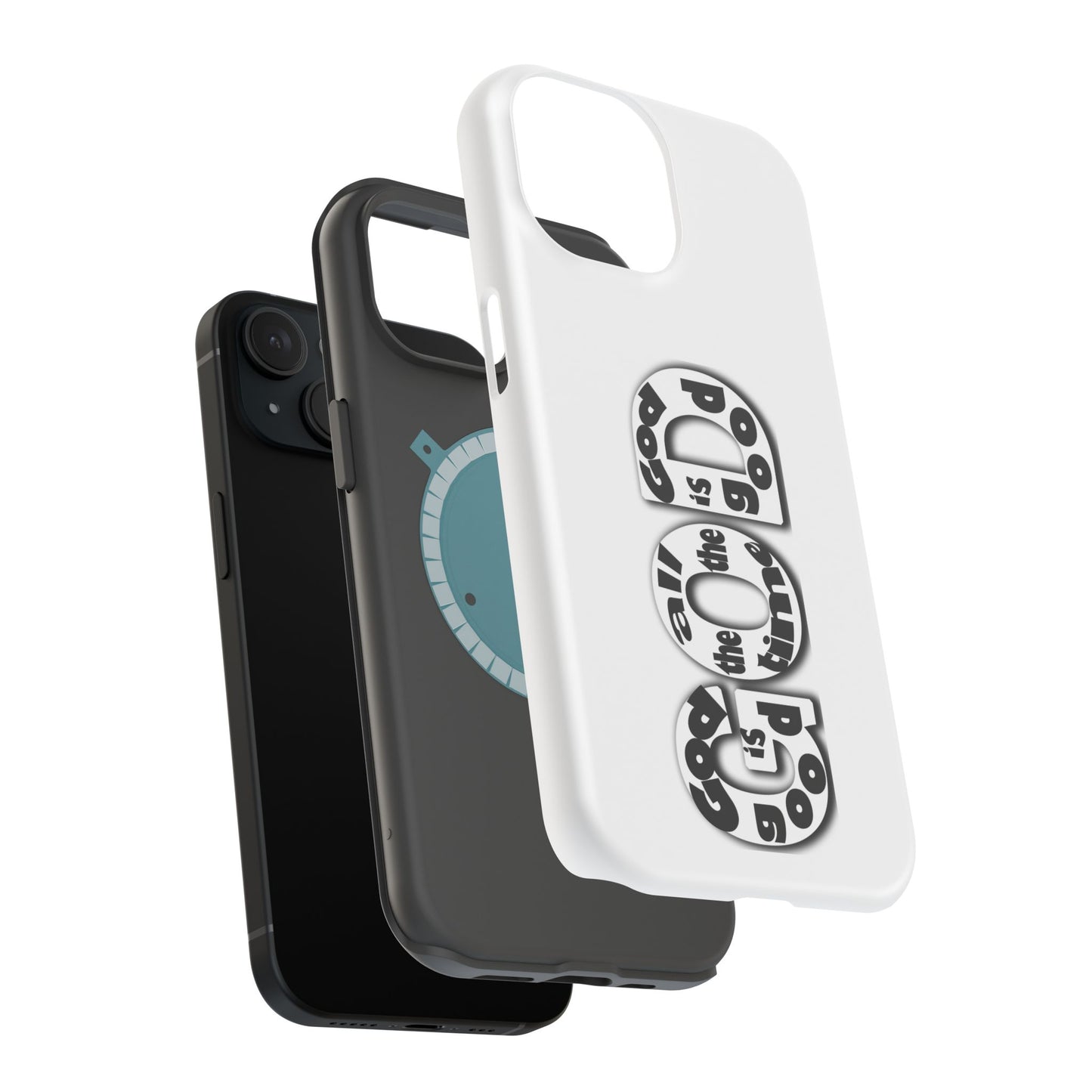 Impact-Resistant Magnetic Phone Case — "Good is the New Cool" Retro Text Design