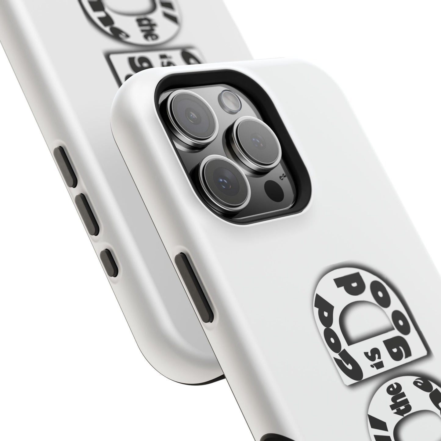 Impact-Resistant Magnetic Phone Case — "Good is the New Cool" Retro Text Design