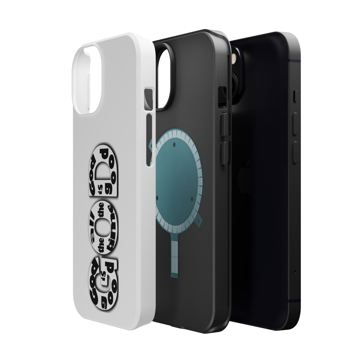 Impact-Resistant Magnetic Phone Case — "Good is the New Cool" Retro Text Design
