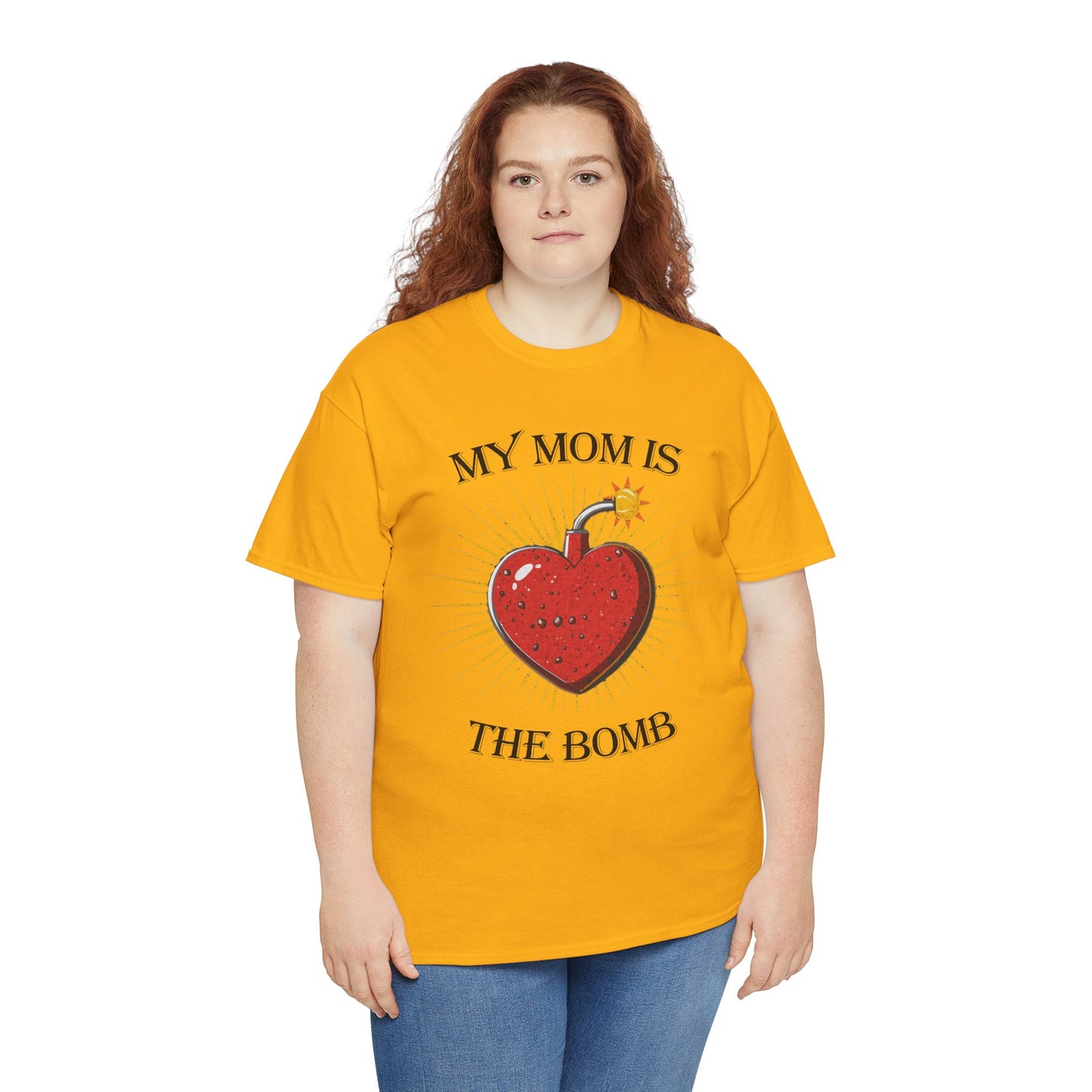 My Mom Is The Bomb T-Shirt — Cute Heart Bomb Mother's Day Tee