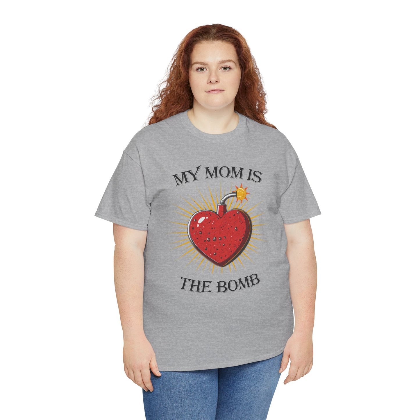 My Mom Is The Bomb T-Shirt — Cute Heart Bomb Mother's Day Tee
