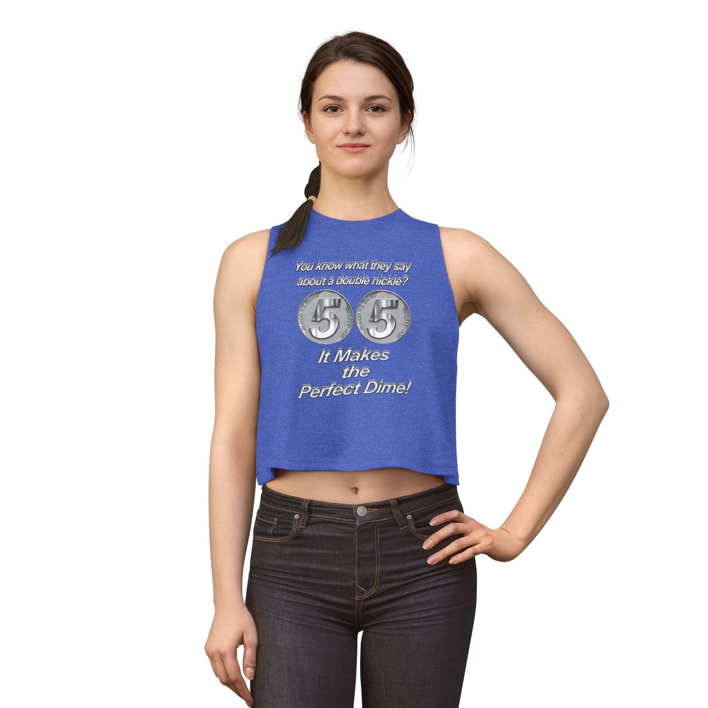 Crop Top - "Double Nickel!" Women's Birthday Tank