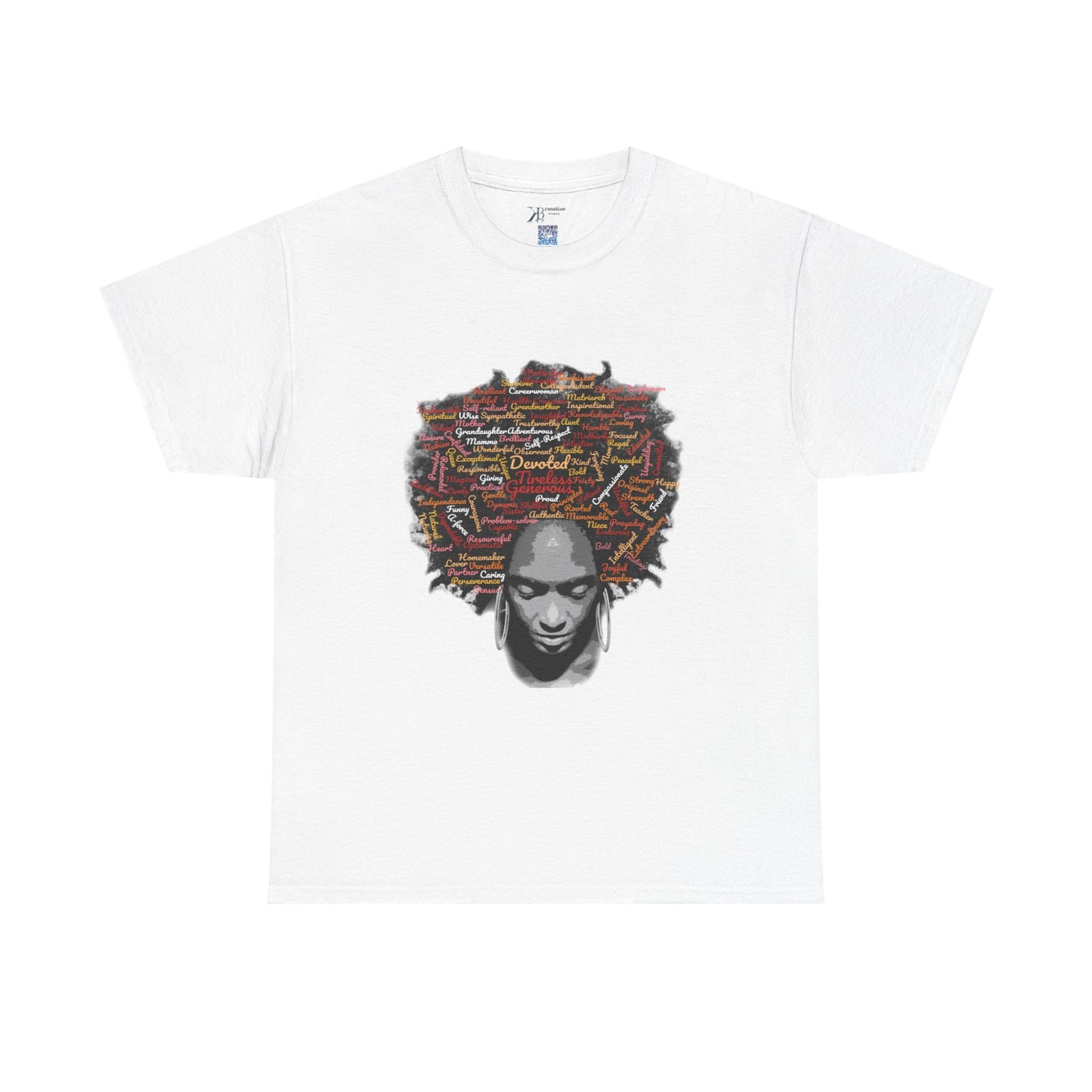 Afrocentric Mindscape T-Shirt — Afro Hair Collage Graphic Tee