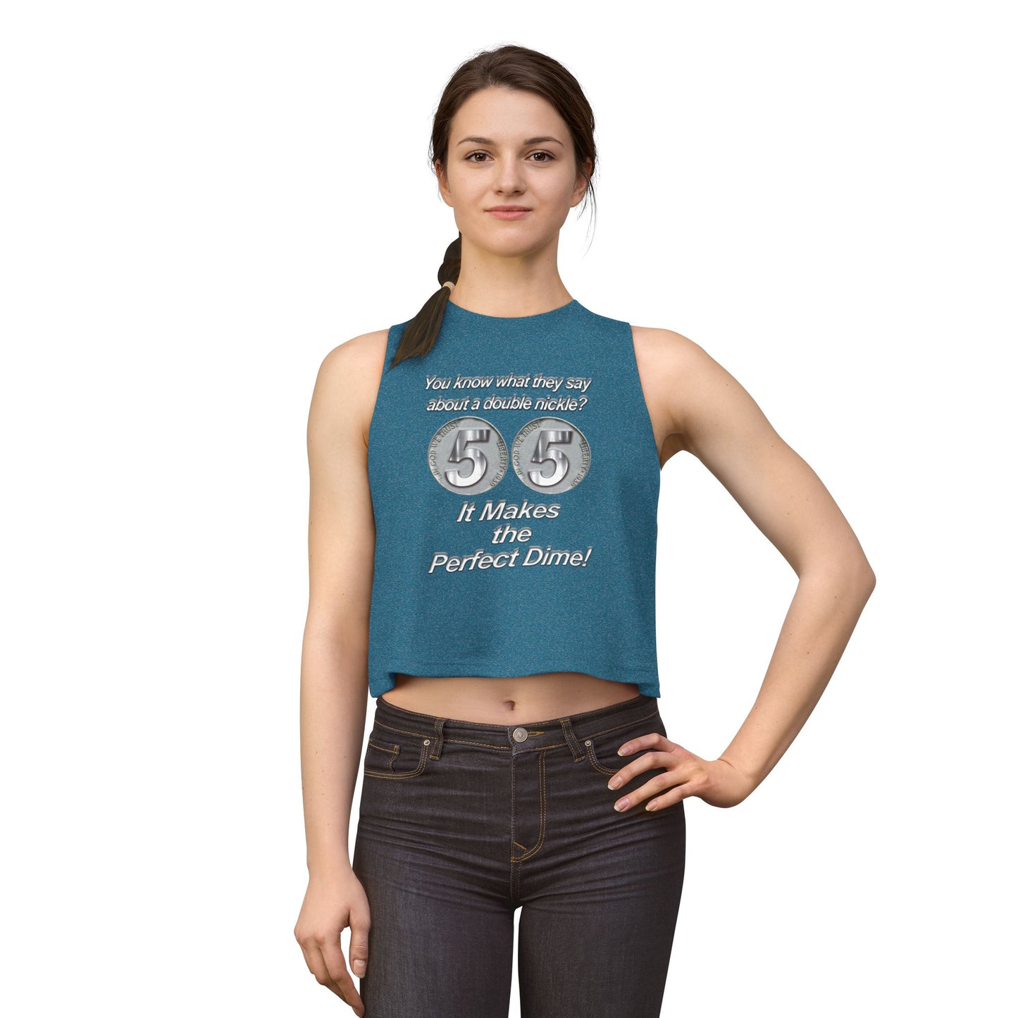 Crop Top - "Double Nickel!" Women's Birthday Tank