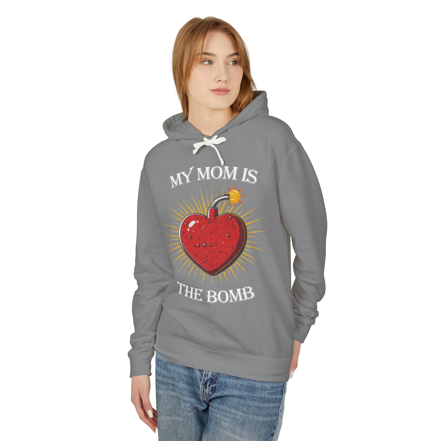 Exploding Heart Graphic Hoodie — Retro Tattoo Style Pullover