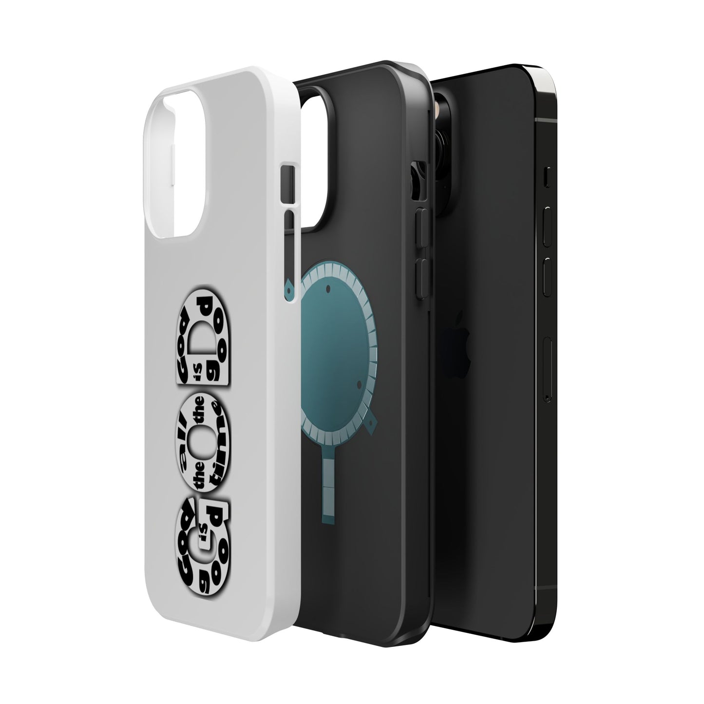 Impact-Resistant Magnetic Phone Case — "Good is the New Cool" Retro Text Design