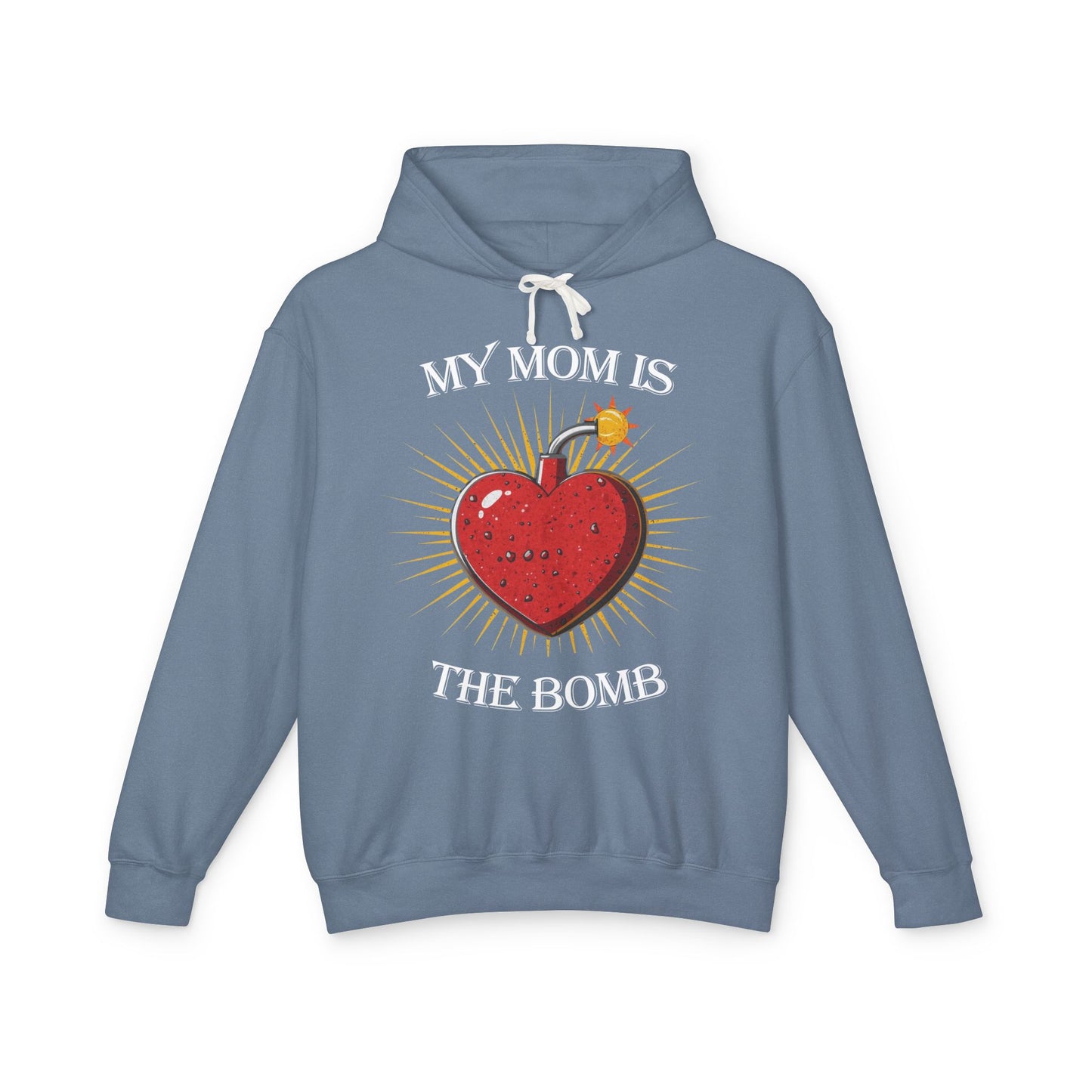 Exploding Heart Graphic Hoodie — Retro Tattoo Style Pullover