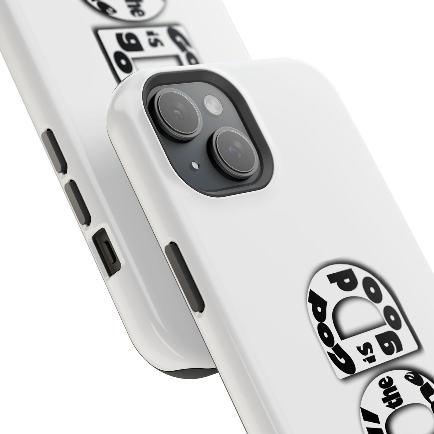 Impact-Resistant Magnetic Phone Case — "Good is the New Cool" Retro Text Design