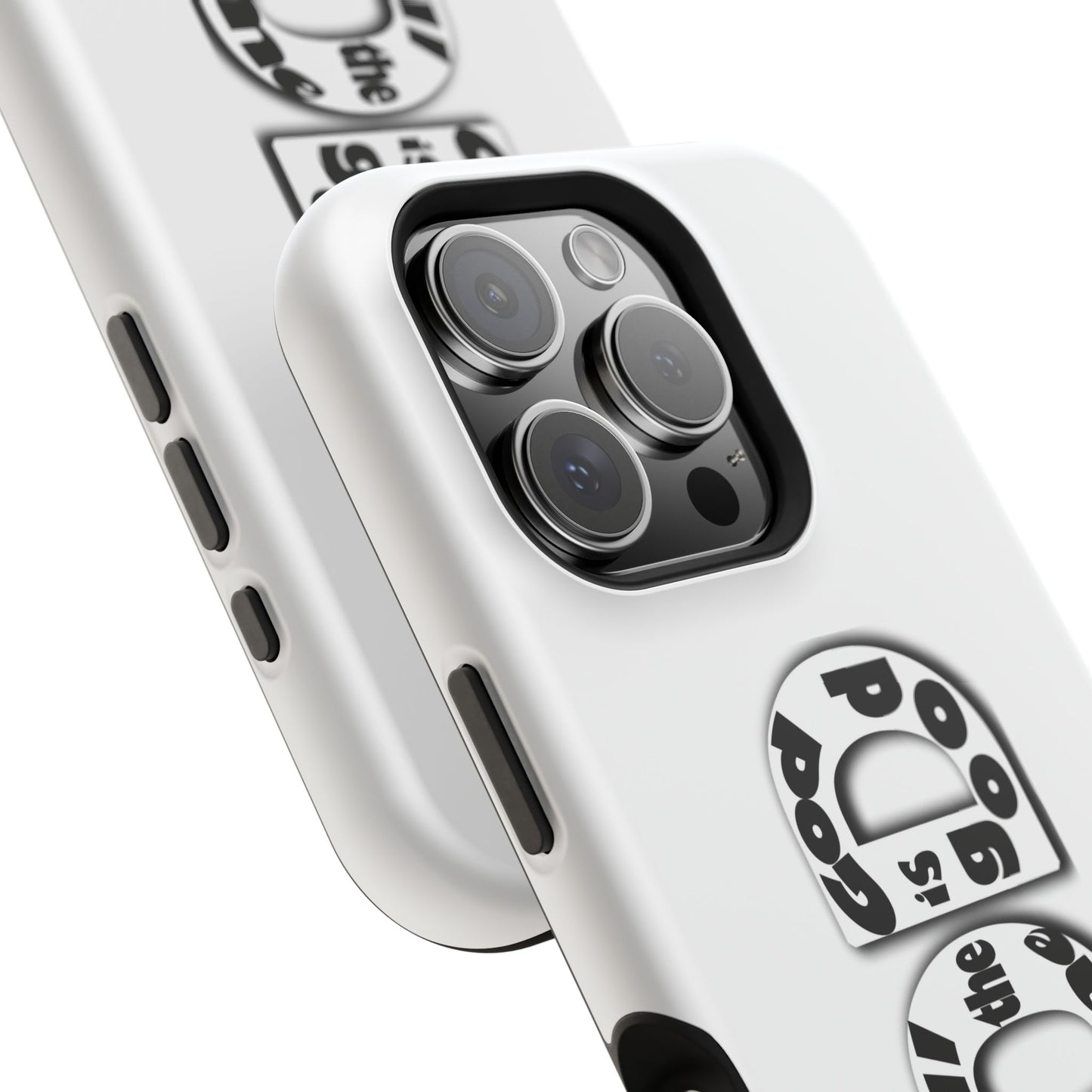 Impact-Resistant Magnetic Phone Case — "Good is the New Cool" Retro Text Design