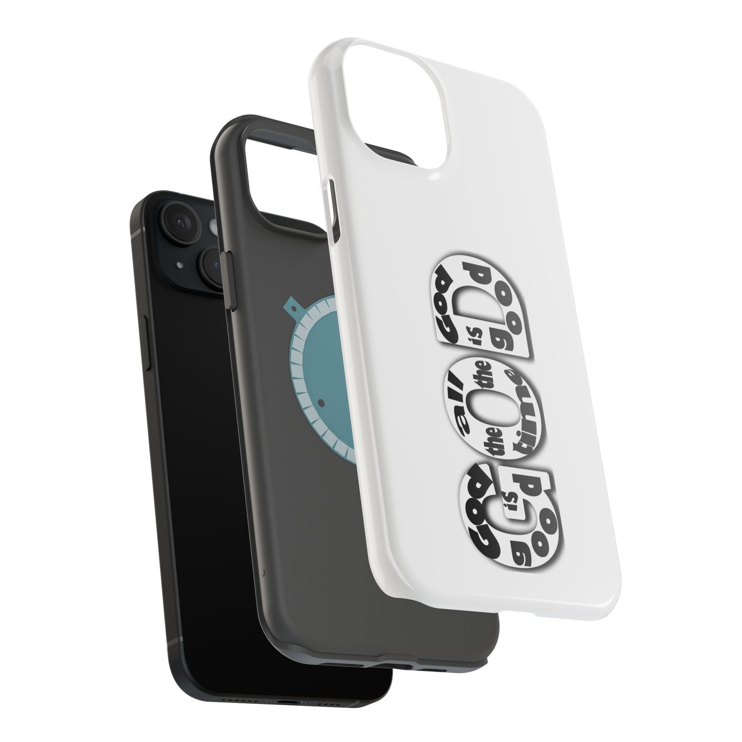 Impact-Resistant Magnetic Phone Case — "Good is the New Cool" Retro Text Design
