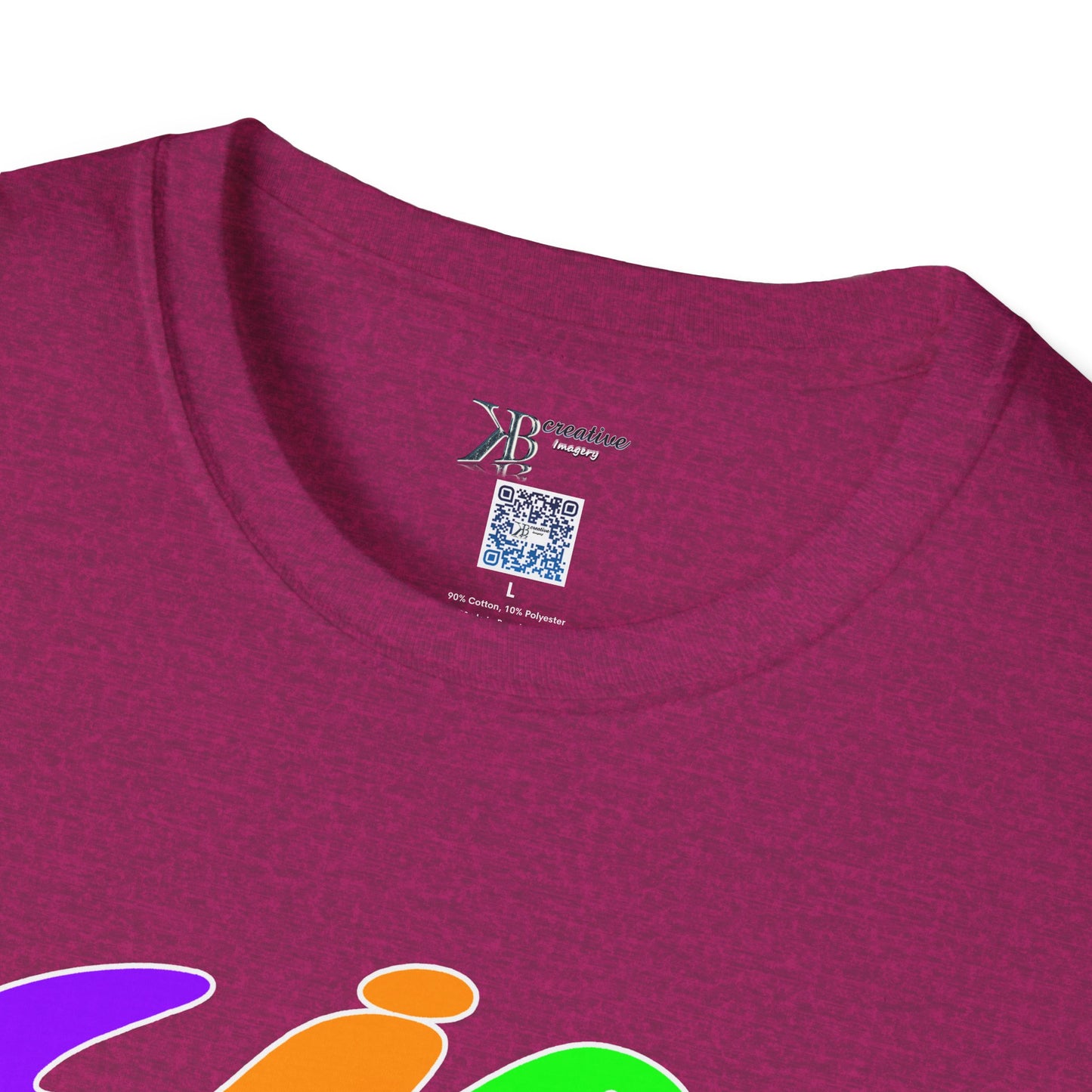 Life Just Be Life'n Tee (dark/VIBGYOR )