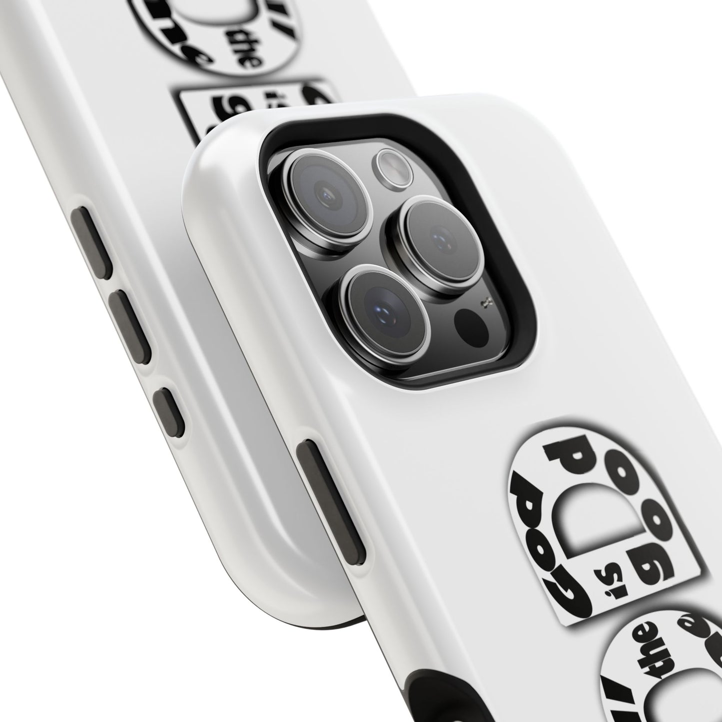 Impact-Resistant Magnetic Phone Case — "Good is the New Cool" Retro Text Design