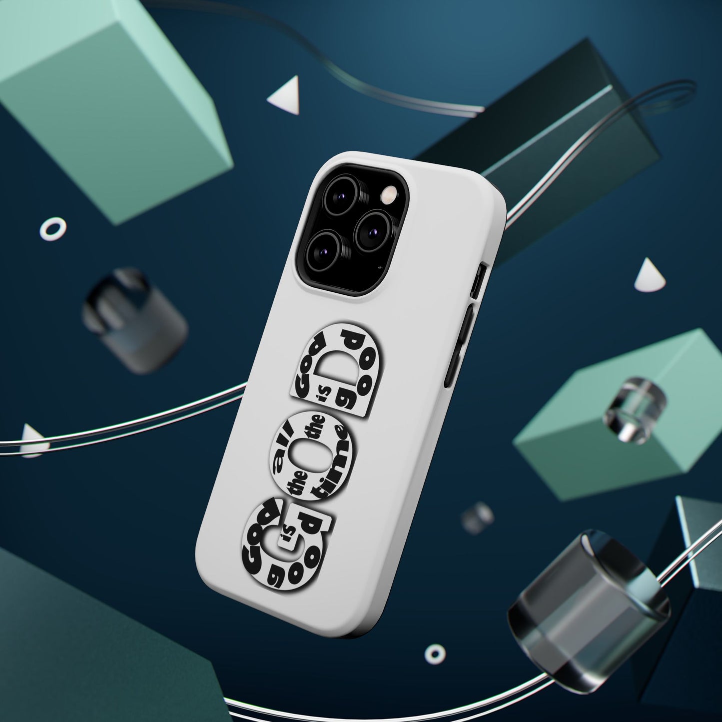 Impact-Resistant Magnetic Phone Case — "Good is the New Cool" Retro Text Design