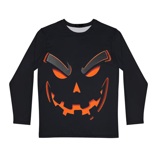 Halloween Pumpkin Face Men's Long Sleeve Shirt