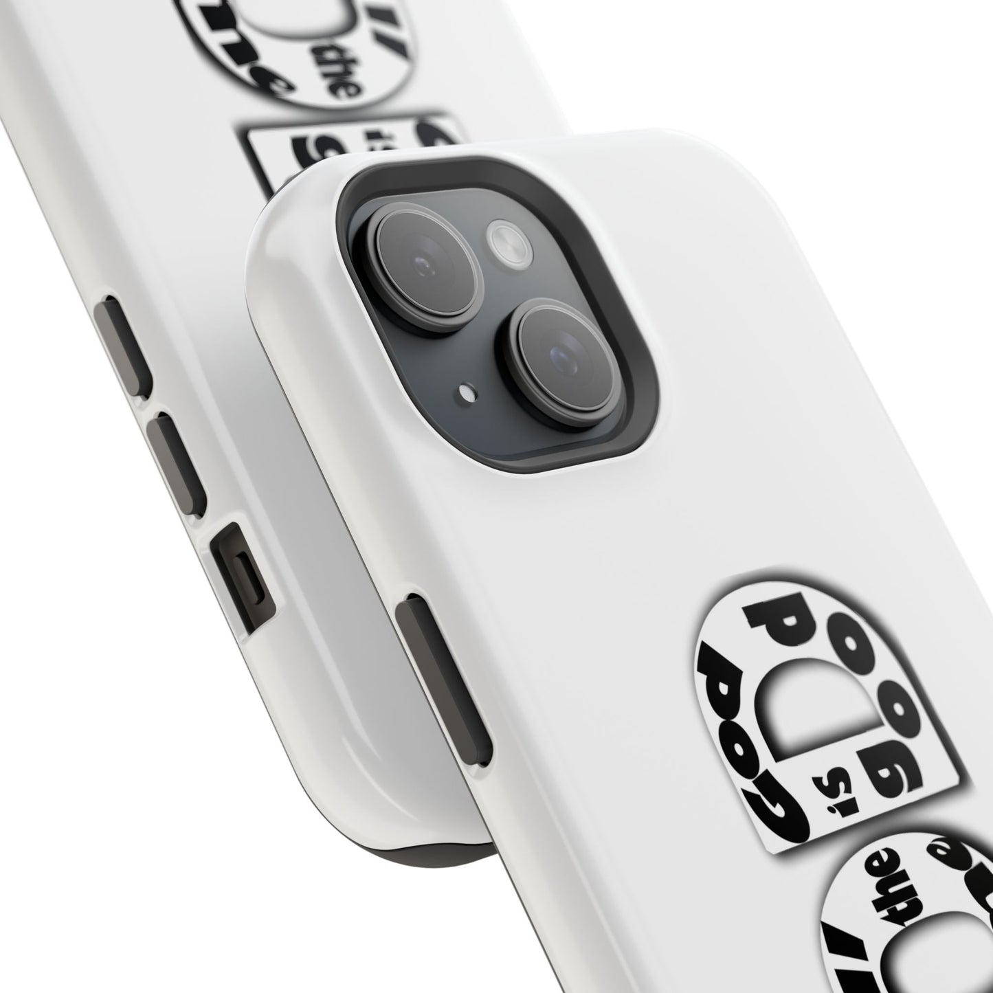 Impact-Resistant Magnetic Phone Case — "Good is the New Cool" Retro Text Design
