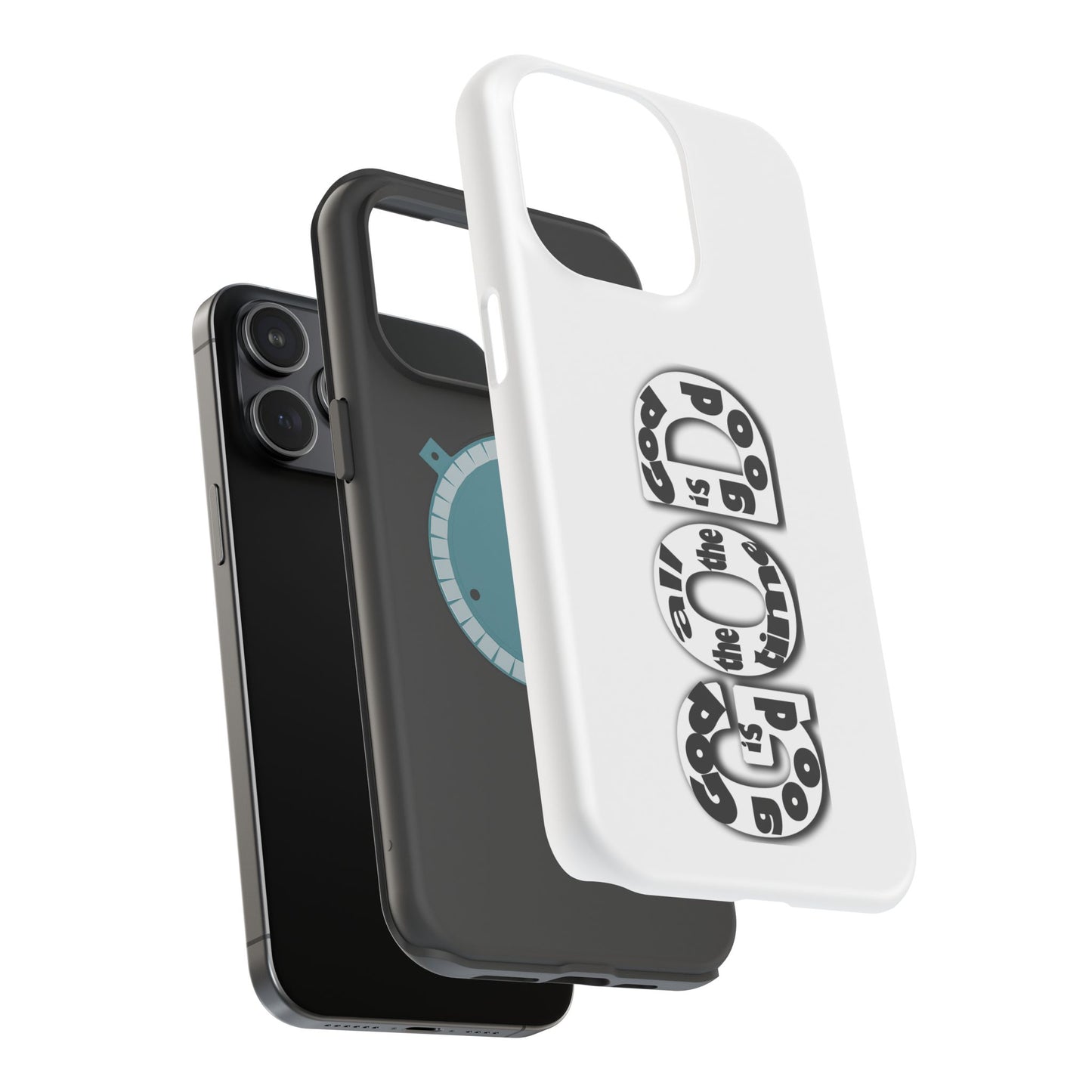 Impact-Resistant Magnetic Phone Case — "Good is the New Cool" Retro Text Design