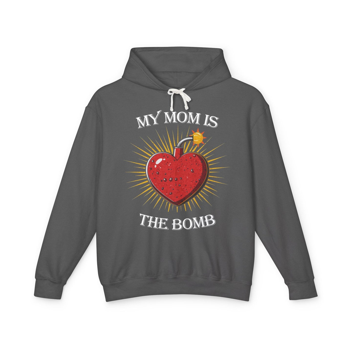 Exploding Heart Graphic Hoodie — Retro Tattoo Style Pullover