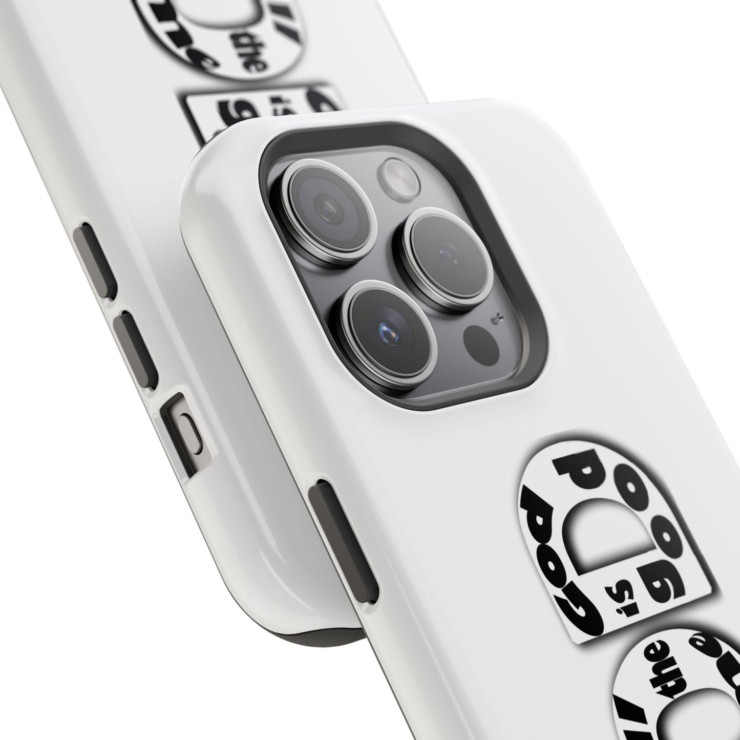 Impact-Resistant Magnetic Phone Case — "Good is the New Cool" Retro Text Design