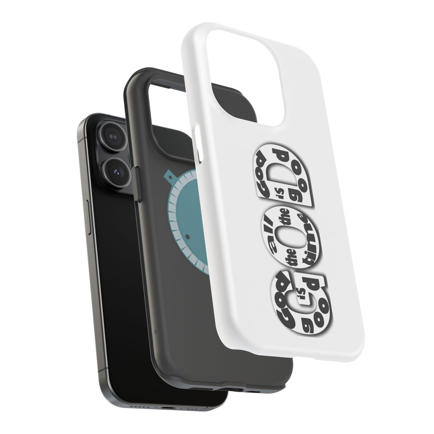 Impact-Resistant Magnetic Phone Case — "Good is the New Cool" Retro Text Design