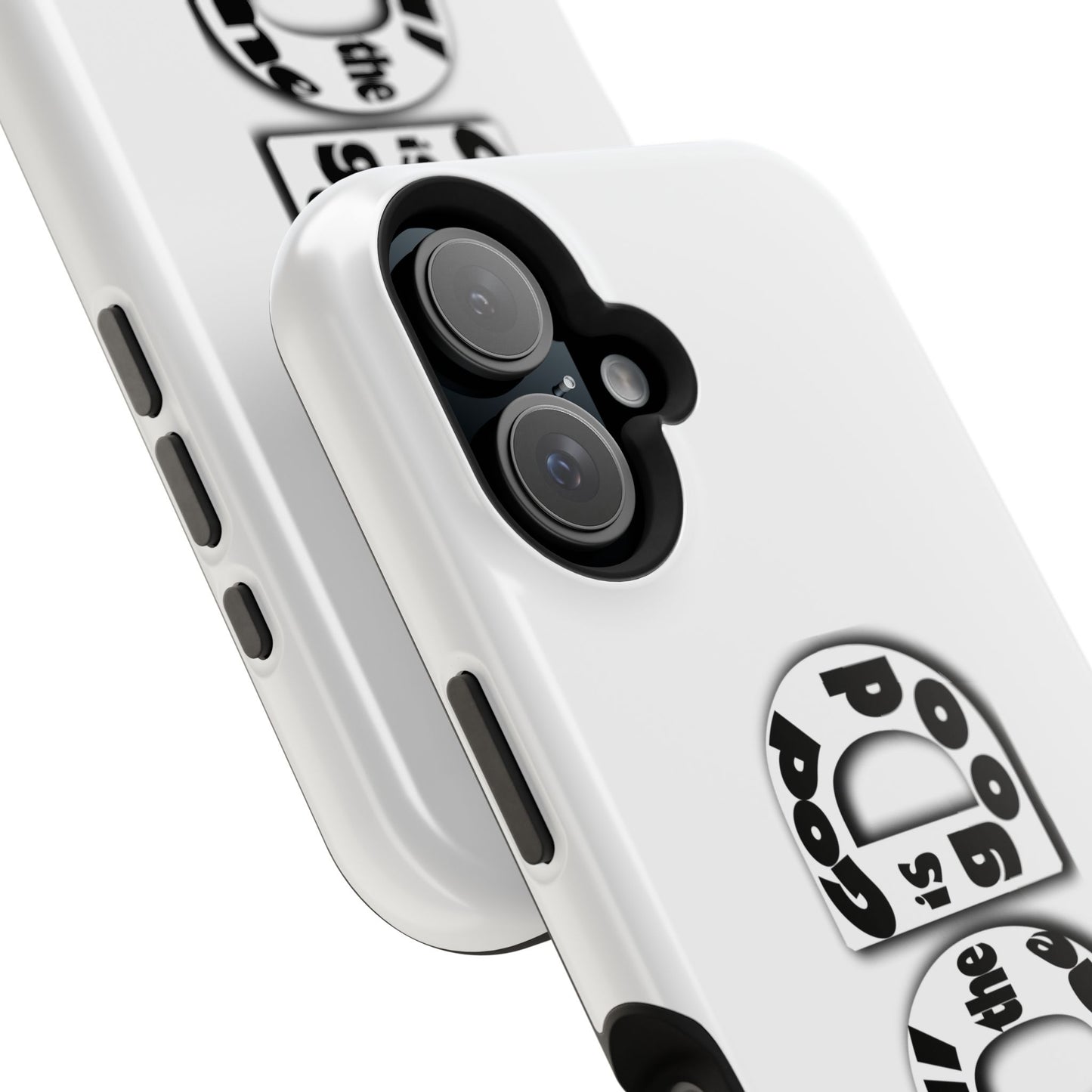 Impact-Resistant Magnetic Phone Case — "Good is the New Cool" Retro Text Design
