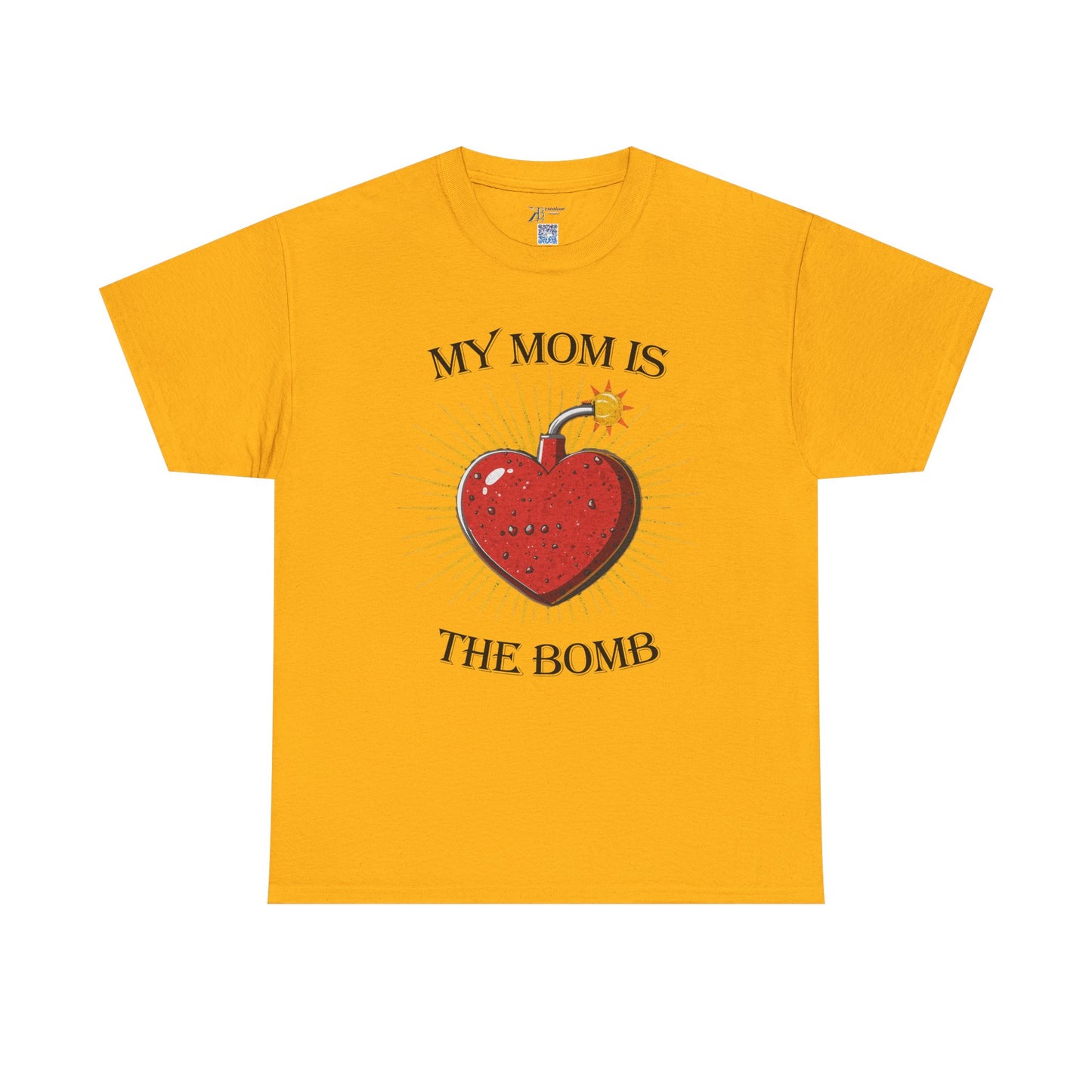 My Mom Is The Bomb T-Shirt — Cute Heart Bomb Mother's Day Tee