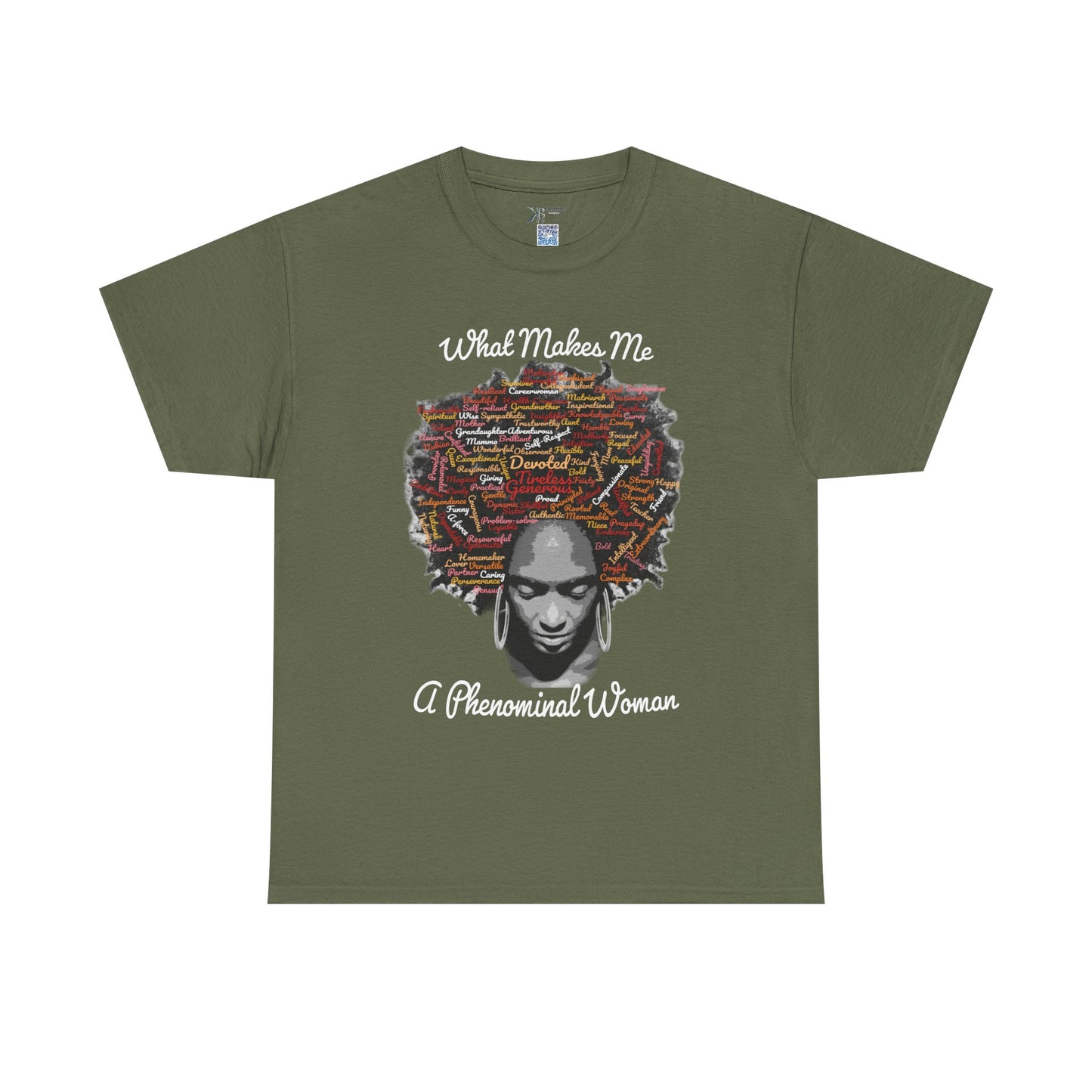 Afrocentric Mindscape T-Shirt — Afro Hair Collage Graphic Tee