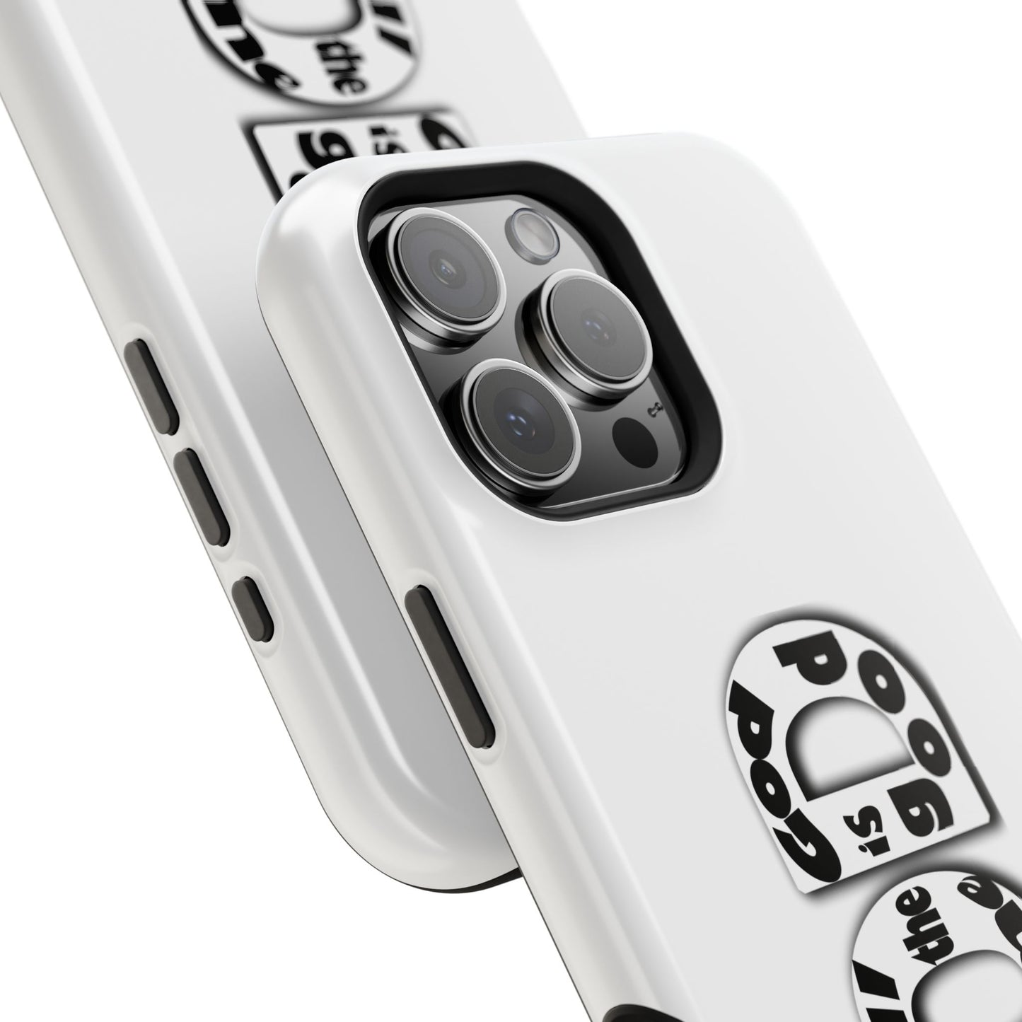 Impact-Resistant Magnetic Phone Case — "Good is the New Cool" Retro Text Design