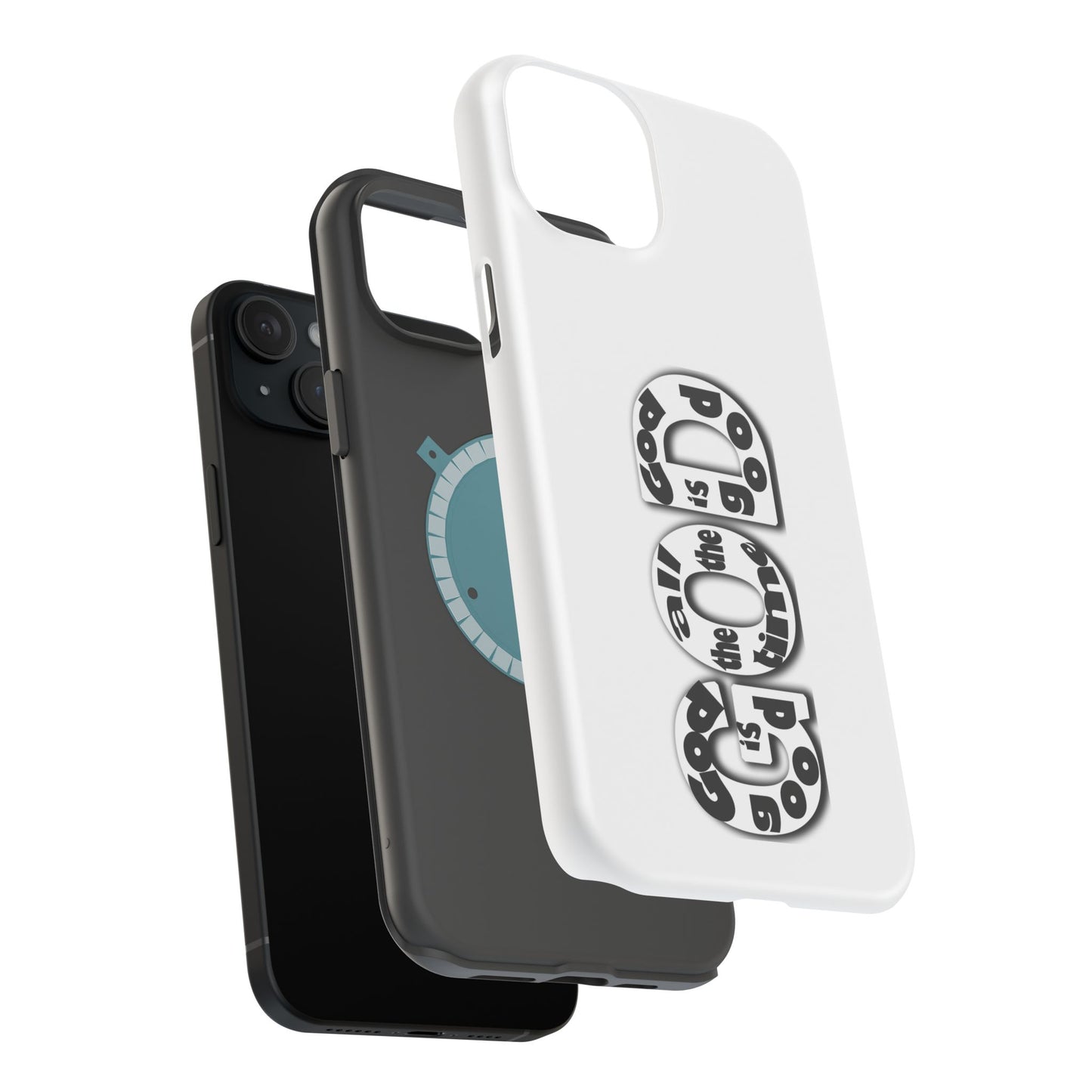 Impact-Resistant Magnetic Phone Case — "Good is the New Cool" Retro Text Design