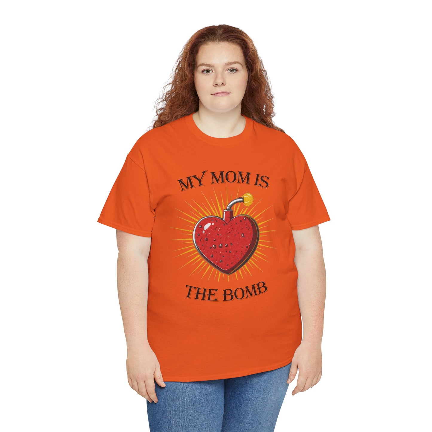 My Mom Is The Bomb T-Shirt — Cute Heart Bomb Mother's Day Tee