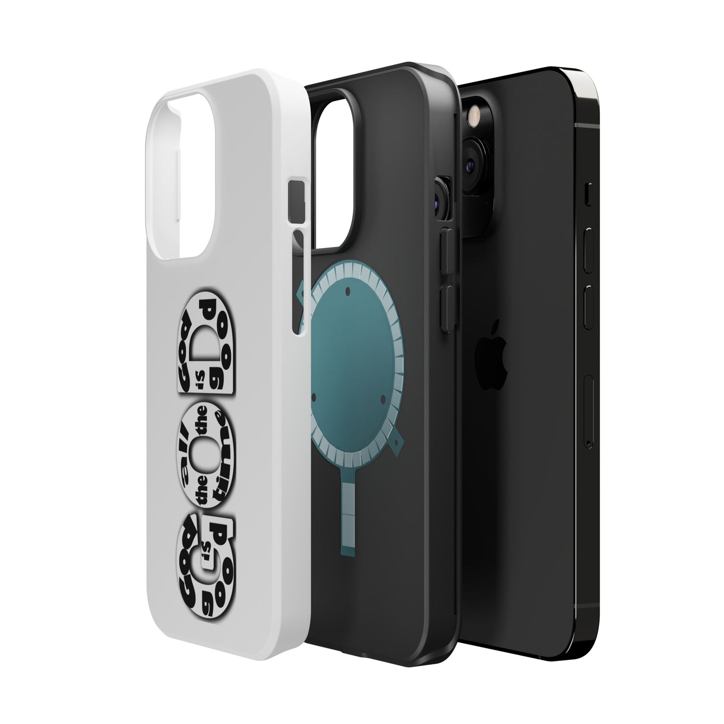 Impact-Resistant Magnetic Phone Case — "Good is the New Cool" Retro Text Design