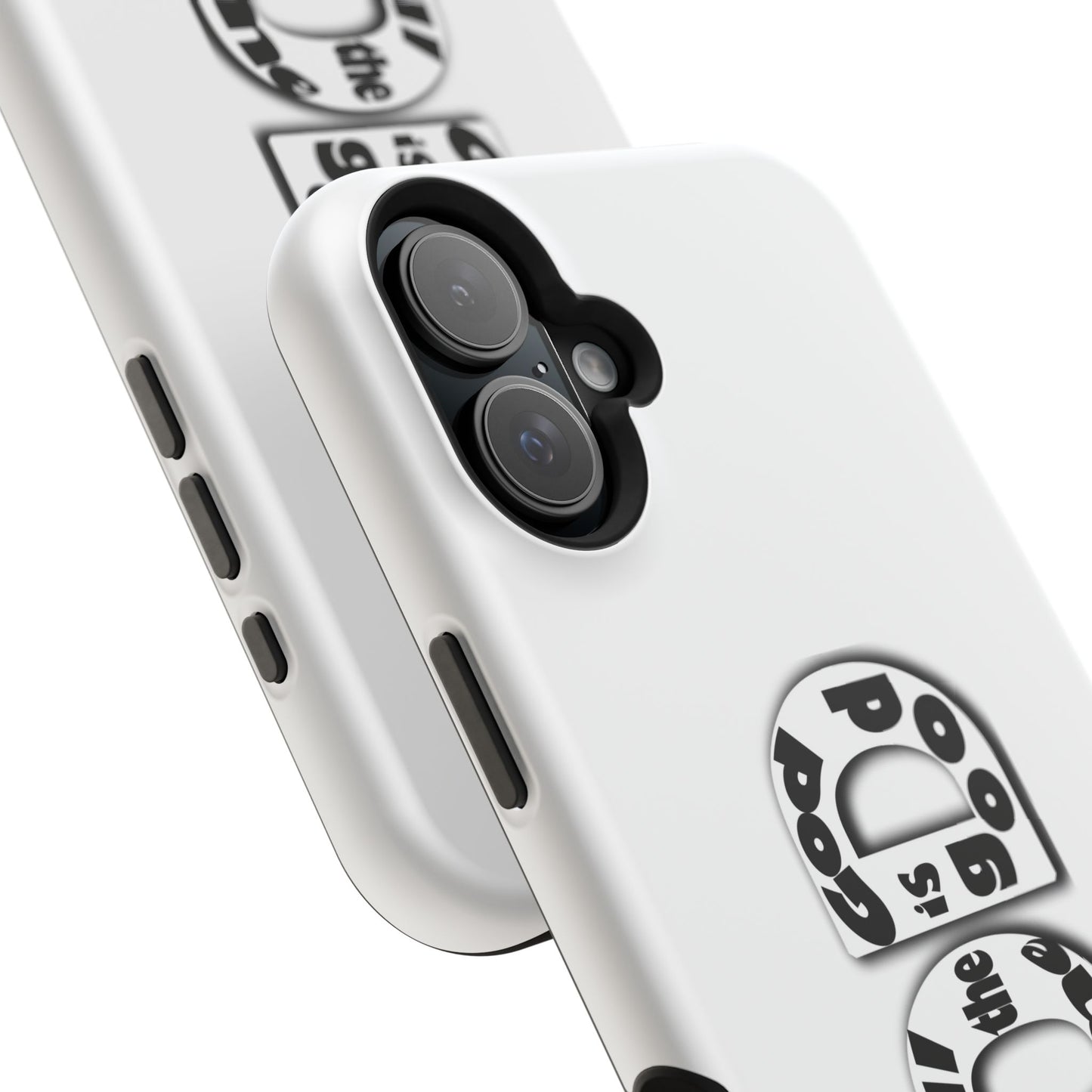 Impact-Resistant Magnetic Phone Case — "Good is the New Cool" Retro Text Design
