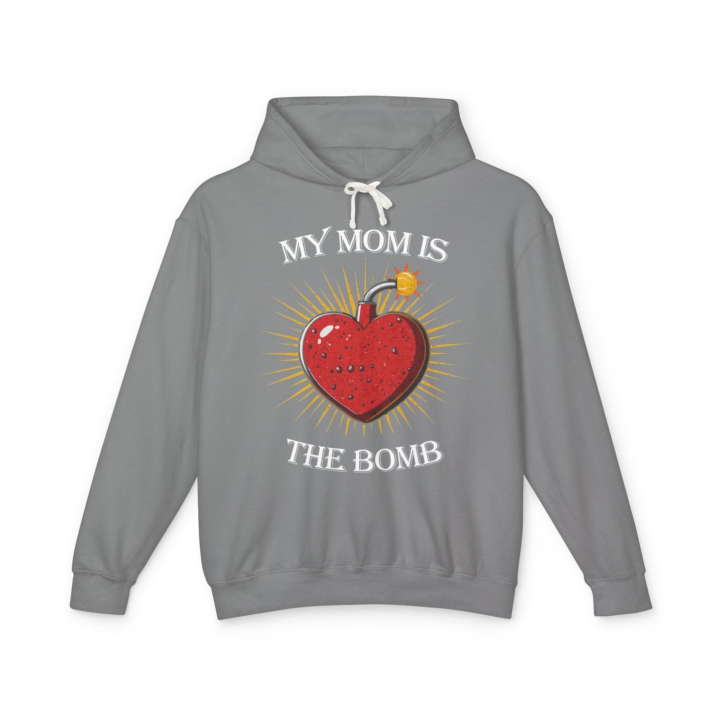 Exploding Heart Graphic Hoodie — Retro Tattoo Style Pullover