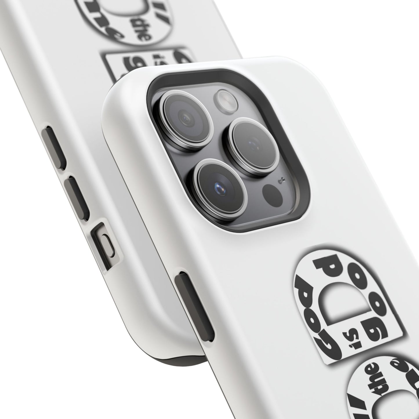 Impact-Resistant Magnetic Phone Case — "Good is the New Cool" Retro Text Design