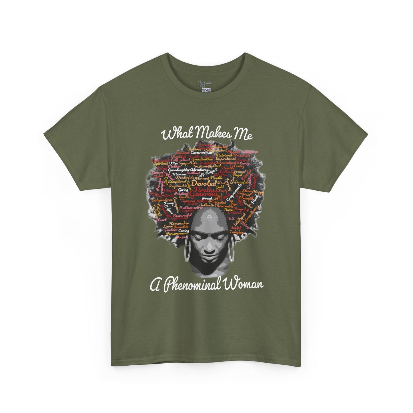 Afrocentric Mindscape T-Shirt — Afro Hair Collage Graphic Tee