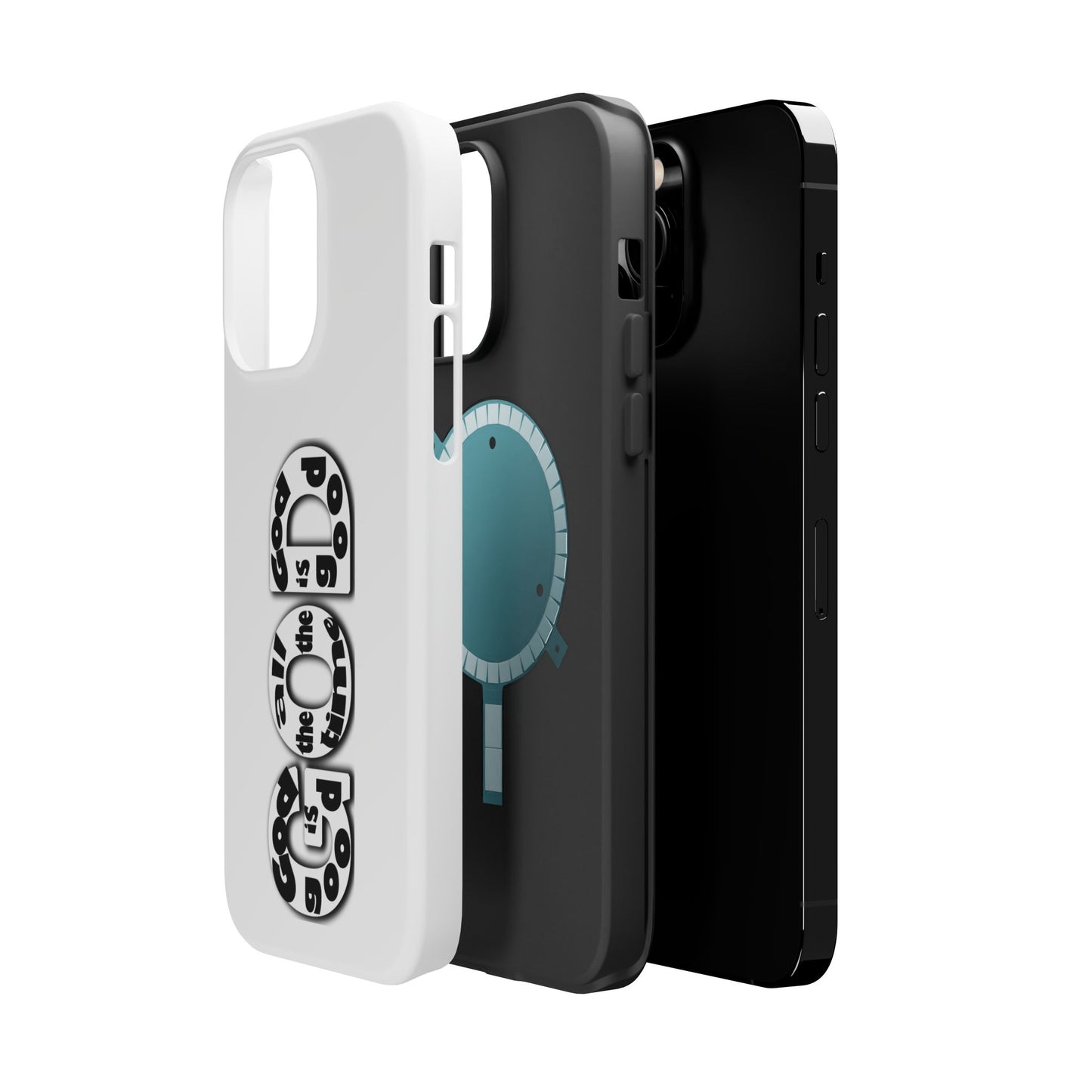 Impact-Resistant Magnetic Phone Case — "Good is the New Cool" Retro Text Design