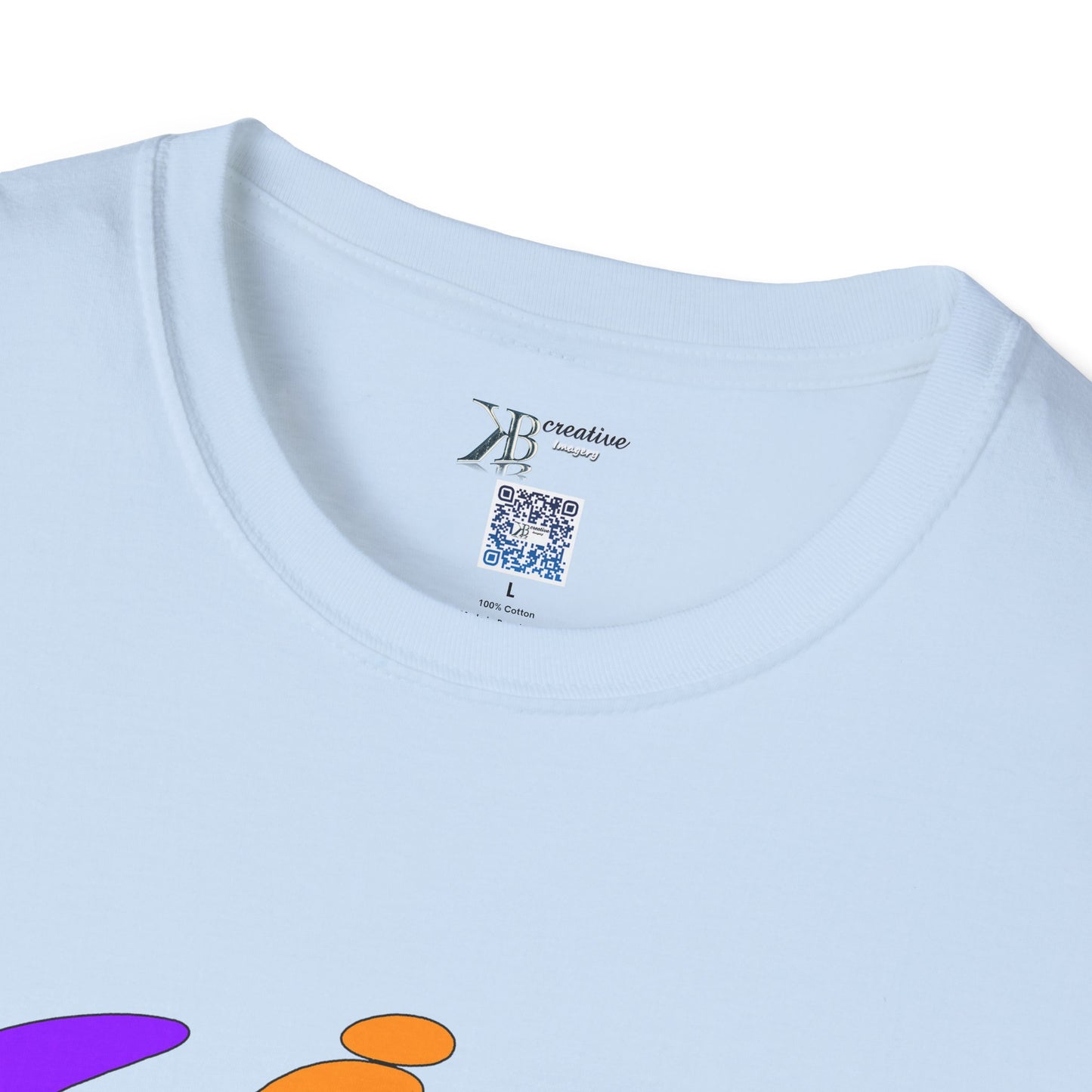 Life Just Be Life'n Tee (light/VIBGYOR )